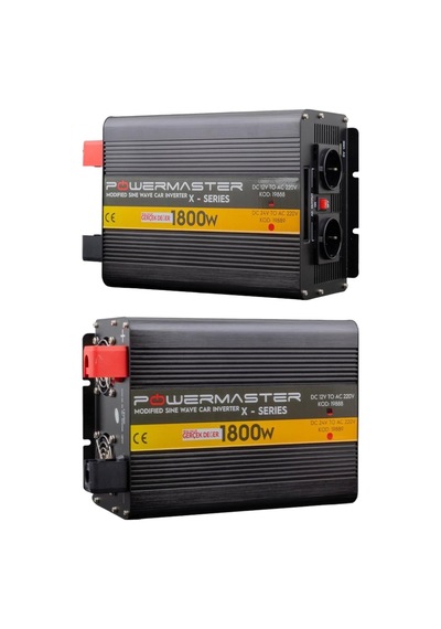 Xtechnx Xtechn019888 Powermaster 12-220v 12 Volt 1800 Watt Modified Sinus İnverter Pwr1800-12 Kod:19888