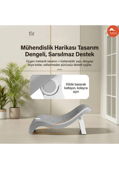 Bebek Banyo Şezlongu - Bebek Yıkama Koltuğu
