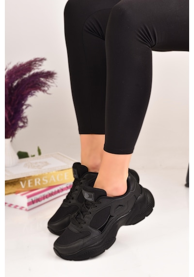 Kadın Kalın Comfort Taban Günlük Sneaker Spor Ayakkabı 001