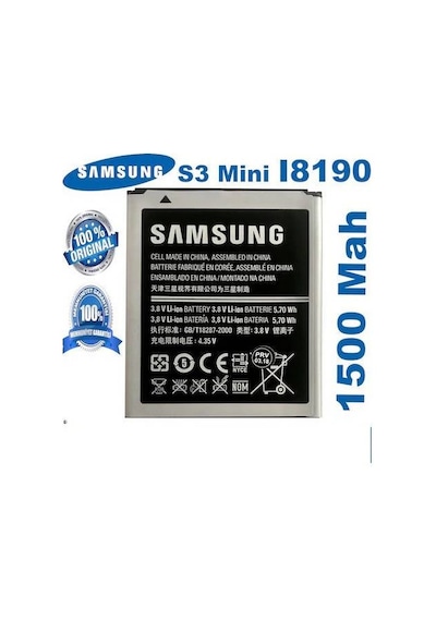 Samsung Uyumlu Galaxy S3 Mini 1500Mah Batarya Pil