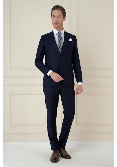 Efor Tk 908 Slim Fit Lacivert Spor Takım Elbise Lacivert