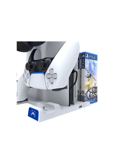 Cbtx Ps5 / Ps5 Slım Şarşıtı Dock İçin İpega Pg-p5s009 Oyun Disk Kulaklık Depolama