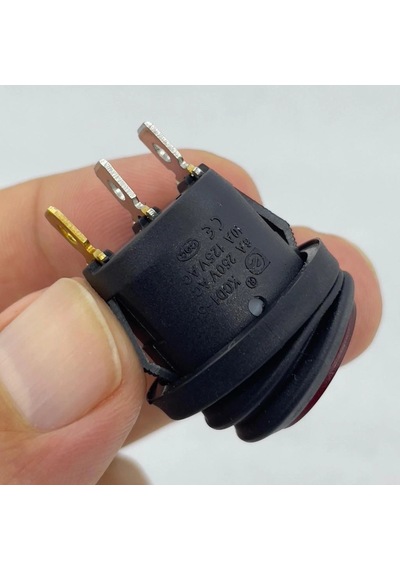 Ic-131w Yuvarlak Işıklı Anahtar Su Geçirmez 3p