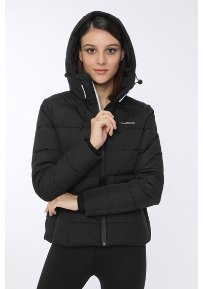Lumberjack 101044533 Sn31 Apreskı Coat Kadın Mont 21kbmnzy88499 Siyah