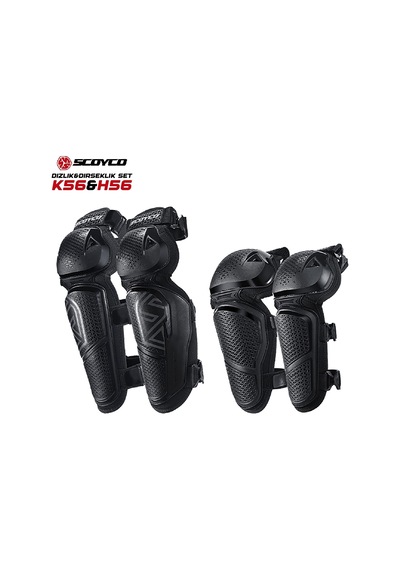 Scoyco K56h56 Dizlik Dirseklik Takımı Siyah