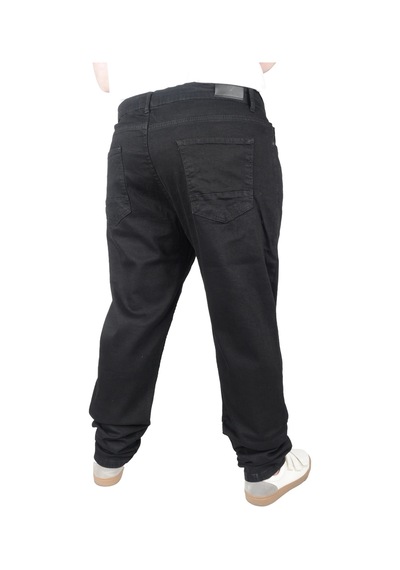 Mode Xl Büyük Beden Erkek Pantolon Kot Black 21920 Siyah 001