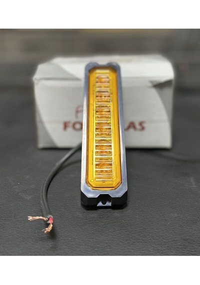 Ahmet Otomotiv Flaslı Lamba 12v-24v Uyumlu 13cm Sarı