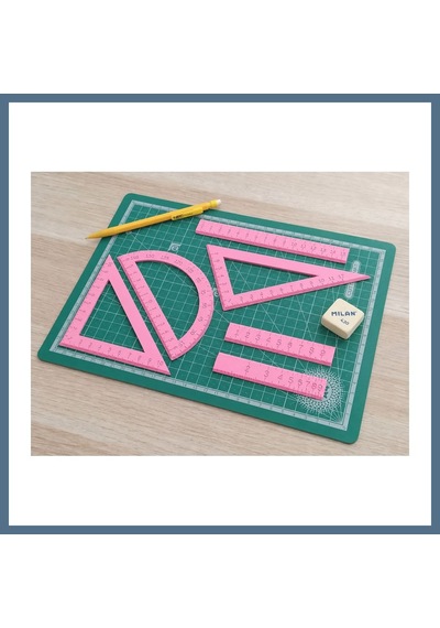 Buradabulabilirsin 3d Baskı Geometri Cetvel Seti - İletki, Gönye Ve Ölçüm Araçları - Pembe Bbz Diğer