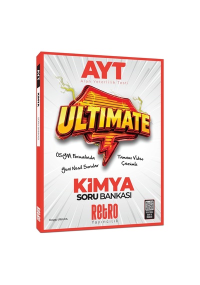 2027 Ayt Ultımate Kimya Soru Bankası Tamamı Video Çözümlü Retro Yayınları