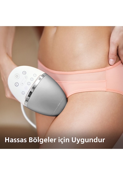 Philips BRI940/00 Lumea 450.000 ATIM Lazer Epilasyon IPL Tüy Alma Cihazı,Ekstra Uzun Kablo