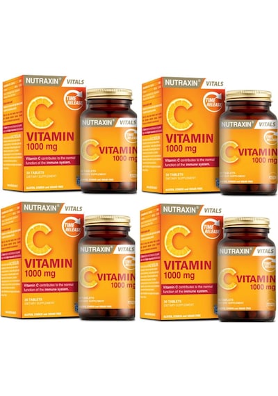 Nutraxin C Vitamini 1000 Mg 30 Tablet X 4