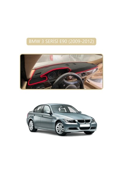 Bmw 3 Serisi E90 2009-2012torpido Koruma Halısı Bej Kenar