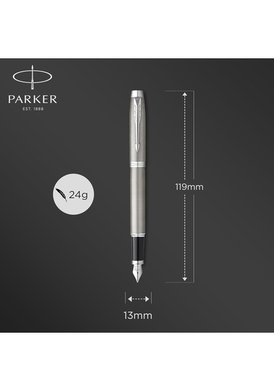 Parker Im Doldurucu Krom Süslemeli Paslanmaz Çelik Orta Uçlu Diğer