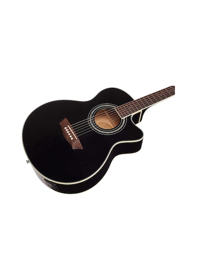 Washburn EA12B Mini Jumbo Elektro Akustik Gitar