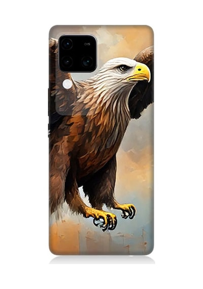 Vivo V30 Uyumlu Kartal Uçuşu 1 Desenli Silikon Kılıf