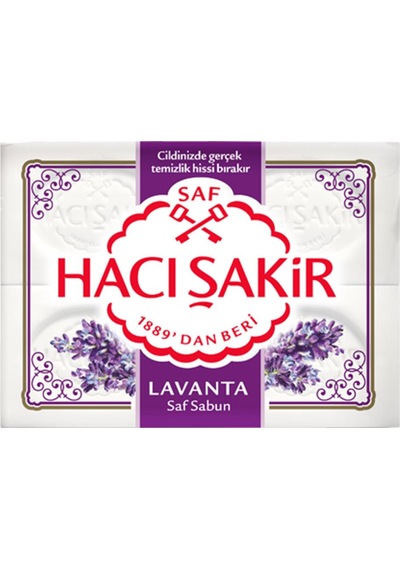 Hacı Şakir Lavanta Saf Kalıp Sabun 4x150 gr - VB767