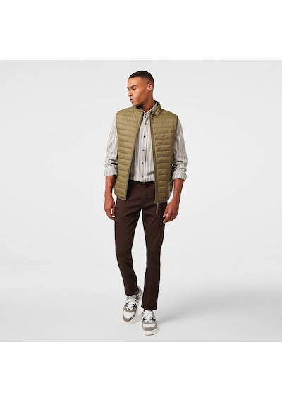 Nautica Erkek Yeşil Kaz Tüyü Yelek Düz J47128t Yeşil