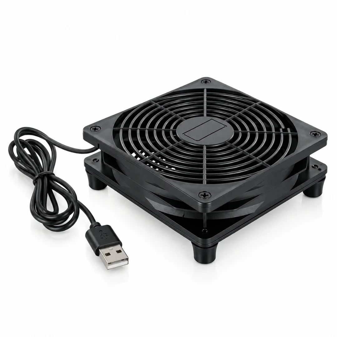 Usb Soğutucu Fan Laptop Modem Konsol Altı Hız Ayarlı 120mm 5v 3 Kademe Aç Kapa Anahtarlı