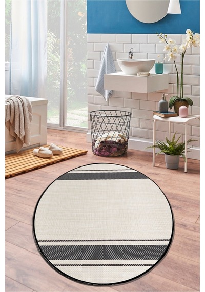 Chilai Home Beint Çap 160x160 Cm Banyo Halısı Djt Renkli