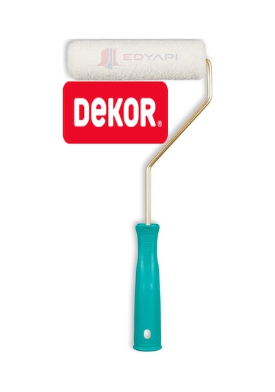 Dekor Kadife Orta Çap Rulo Vernik.Yağlı Boya 15 Cm 3103