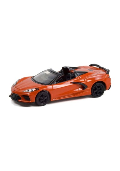Greenlight Muscle Series 26 2021 Chevrolet Corvette Stingray Convertible - Sebring Orange