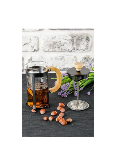 Lüx Cam 350 Ml French Press Siyah