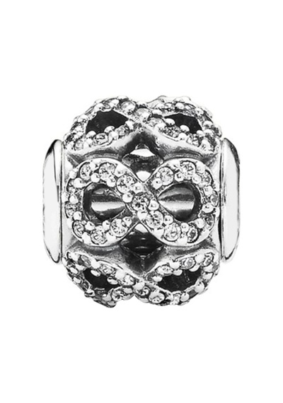 Nur Silver Taşlı Sonsuzluk Gümüş Charm Nur-bl00025