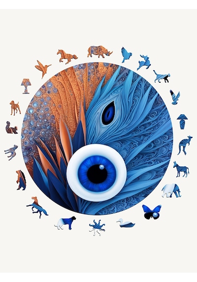 Ncpuzzles Nazar2 - 39 Cm X 39 Cm Yapboz