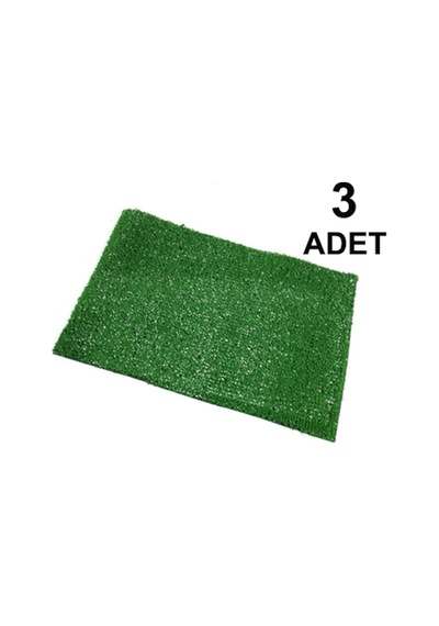 3 Adet, Yapay Çim, A4 Boyutunda, Maket, Dekoratif, Çim Tabakası,