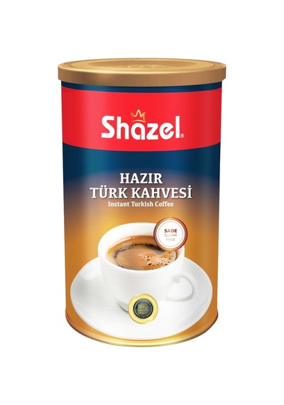 Shazel Sade Hazır Türk Kahvesi Teneke 500 G