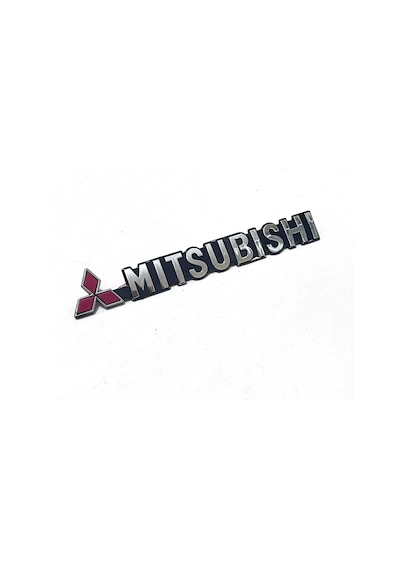 Mitsubishi Abs Krom Bagaj Yazı Arma Logo Car Trunk Lettering