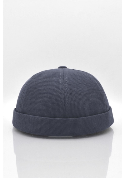 Külah Erkek Hipster Premium Cap Koyu Gri Docker Şapka - Koyu Gri