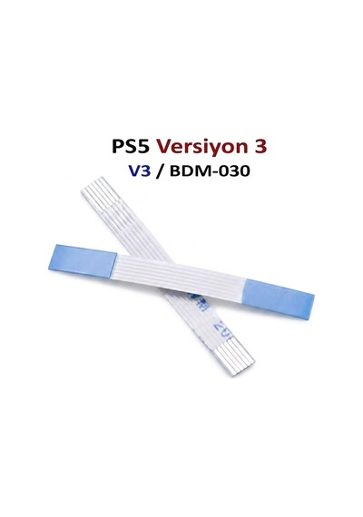Ps5 V3 Kol Tetik Flex L1 L2 R1 R2 Omuz Tuşu Kablo Seti Versiyon 3 Uyumlu Bdm-030 Yedek Parça Beyaz