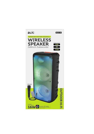 Blic BLS-49 16 W Bluetooth Karaoke Mikrofonlu Hoparlör