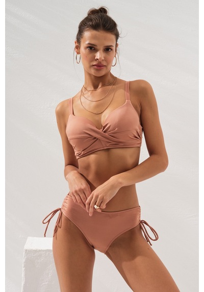 Pierre Cardin Sole Kaplı Toparlayıcı Bikini Bronz 231229 231229 Bronz