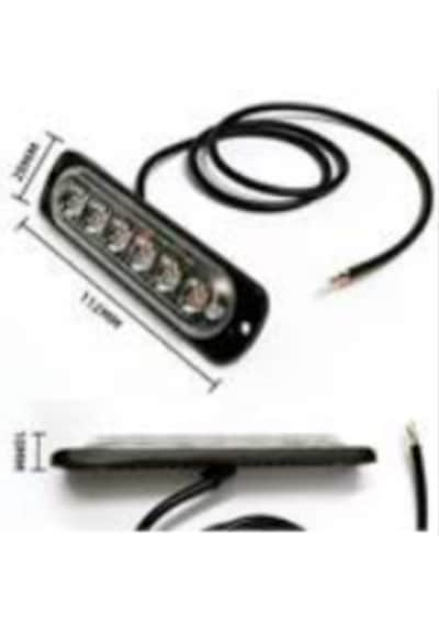 L1128-y 9-36v 6 Ledli Mini Bar Sarı Düz Ve Çakar