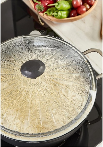 L K Laurel Kitchen Borcam Kapak Isıya Dayanıklı Tava Tencere Ve Sahan Uyumlu Tepelikli Şık Desenli 26 Cm Kapak Çok Renkli L K Laurel Kitchen Borcam Kapak Isıya Dayanıklı Tava Tencere Ve Sahan Uyumlu Tepelikli Şık Desenli 26 Cm Kapak Çok Renkli