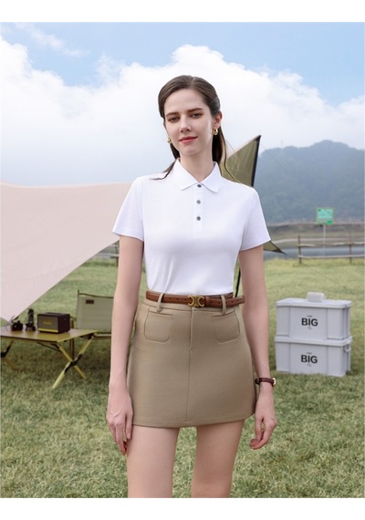 New Performance Premium Polo T-shirt %72,8 Pamuk %27,2 Polyester Beyaz