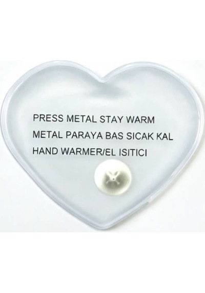 Sıa Küçük Kalpler Cep Sobası,el Isıtıcı,sıcak Su Torbası Pvc 9cm Çok Renkli