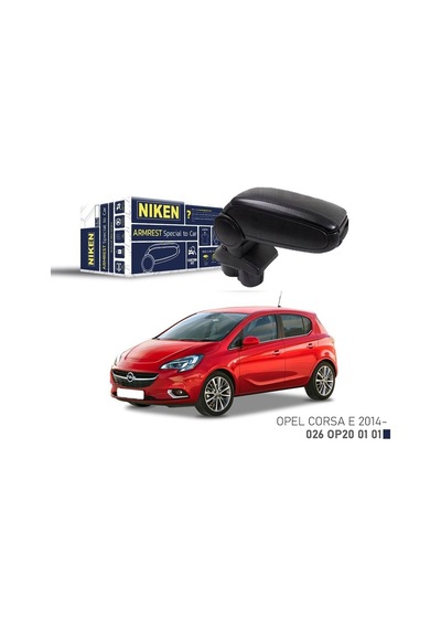 Niken Opel Corsa E Kol Dayama Kolçak Siyah 2014+ Sonrası Uyumlu