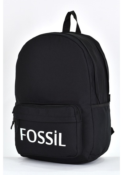 Fossil Unisex Çok Gözlü Günlük Seyahat Okul Sırt Çantası Siyah 9504