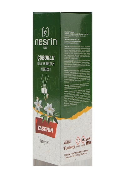 Nesrin 120 Ml Cam Kutulu Bambu Koku Yasemin - 8690352728213e
