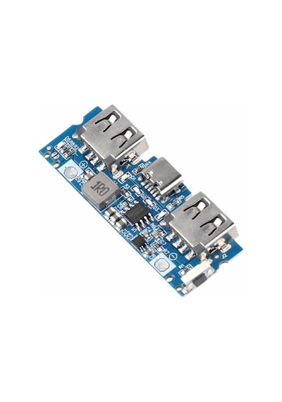 Powerbank Devresi 5v 2.4a Dual Usb Çıkış Type C Micro Usb Giriş Lityum Lion 3.7v 18650 Pil Şarj Mob