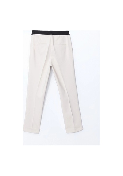 LC Waikiki Yeni Sezon Beli Lastikli Dar Fit Kadin Pantolon - S5ık82z8 Stone