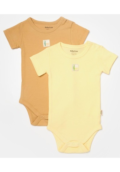 BabyCosy Bebek 2 Parça Kısa Kol Body, %50 Bambu - %50 Organik Pamuk, Bebek Ve Yenidoğan Serisi - Csyb9016bebek 2 Parça Kısa Kol Body, %50 Bambu - %50 Organik Pamuk, Bebek Ve Yenidoğan Serisi - Csyb9016 Sarı