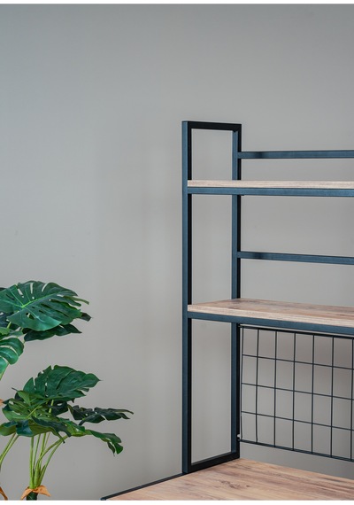 Uykula Demonte Raflı Çalışma Masası 90x60 Cm- Modern Bilgisayar Masası Kitaplıklı Metal Ayaklı Home Office Masa Siyah Uykula Demonte Raflı Çalışma Masası 90x60 Cm- Modern Bilgisayar Masası Kitaplıklı Metal Ayaklı Home Office Masa Siyah