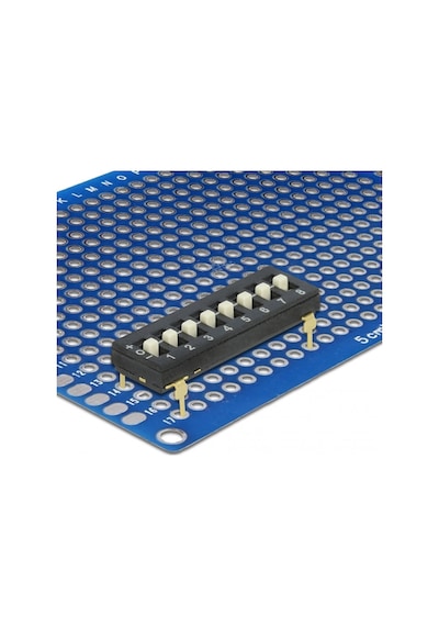 Tristate 8li Dip Switch 8 Pin Siyah Anahtar Açık Kapalı Seçim Adres Ayar + Off - Pull Up/Down