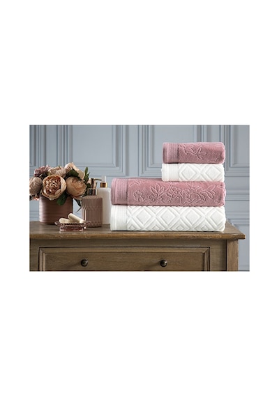 Özdilek Pastoral Best Set Hamam Takımı R.amatise-krem