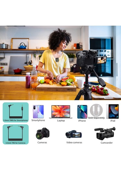 Saramonic Blink500 Prox B1 Dslr Kamera Akıllı Telefonlar İçin Kablosuz Yaka Mikrofonu