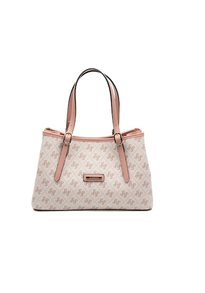Silver Polo Sp1252 Kadın El Çantası Monogram Pembe-somon